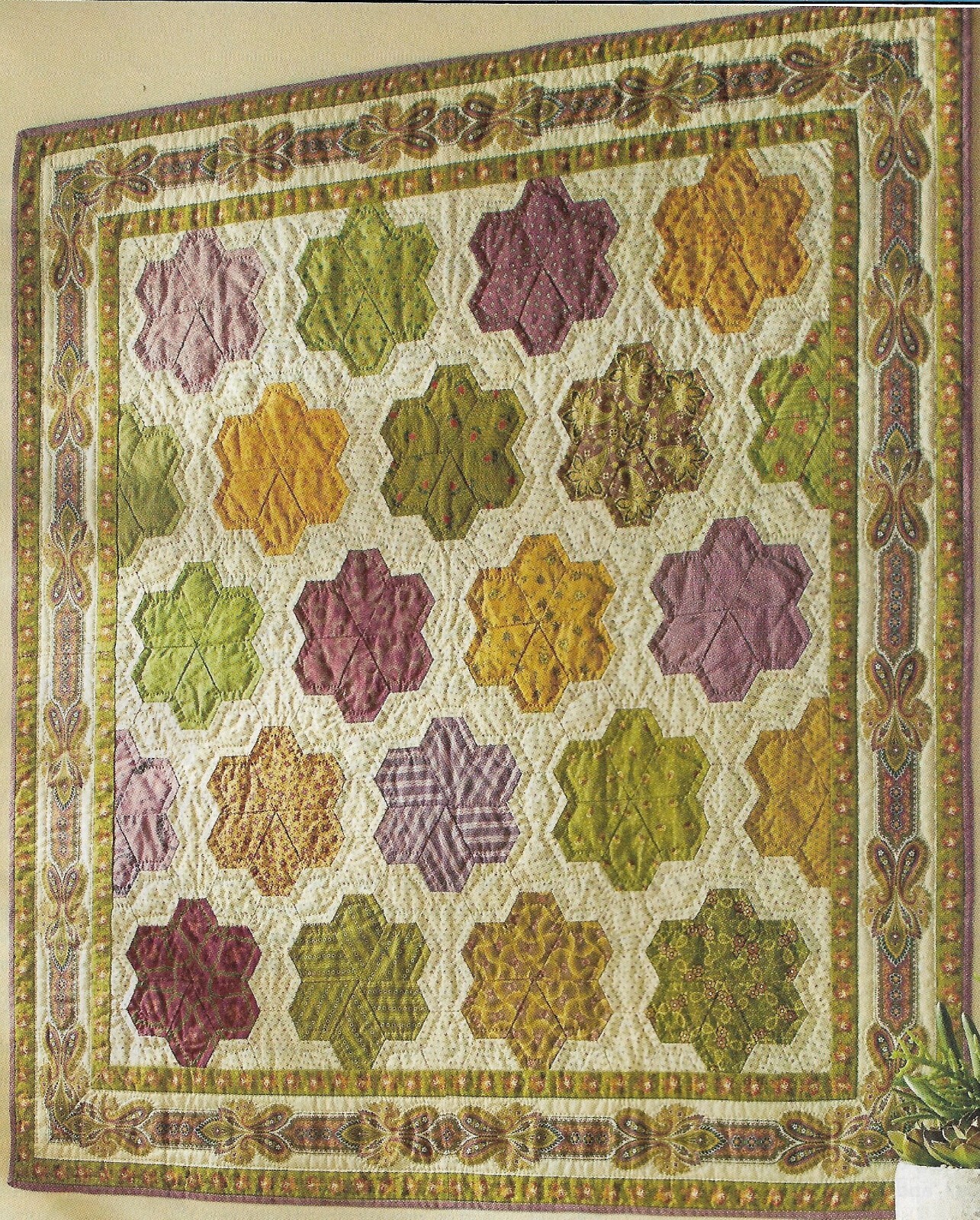 Jewel Box Wall Quilt quilting pattern instructions