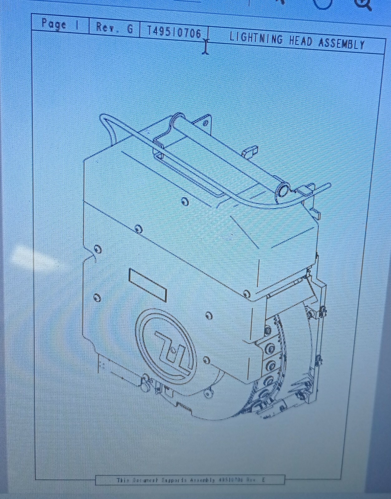 Universal Lightning Head Assy (49510706)