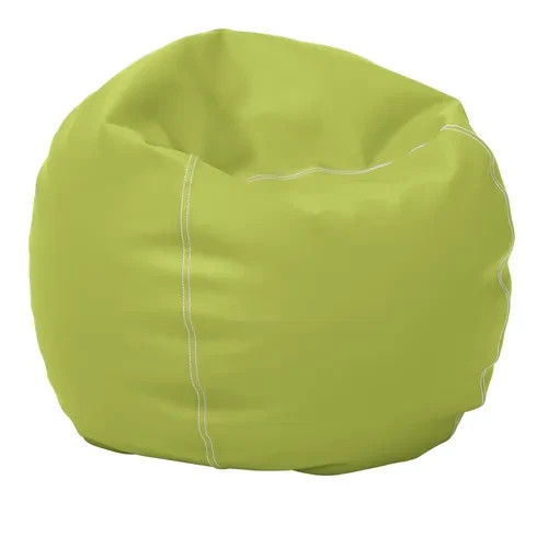 Demco Bean Bag Chair Apple Green 93” Circumference Soft Seating Lounge Seat