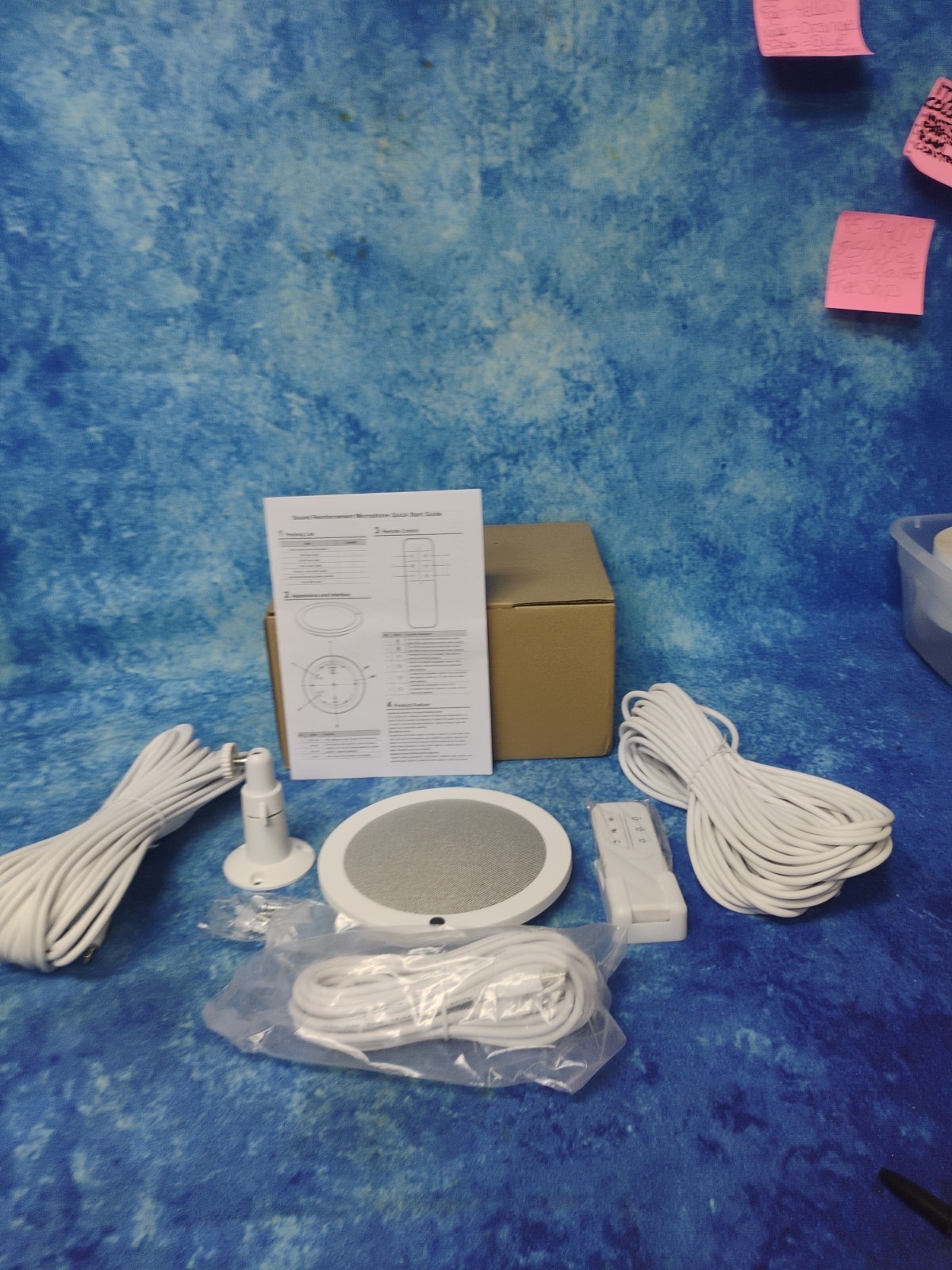 Modulit Solutions Ceiling Microphone M800. No Mounting Plate.