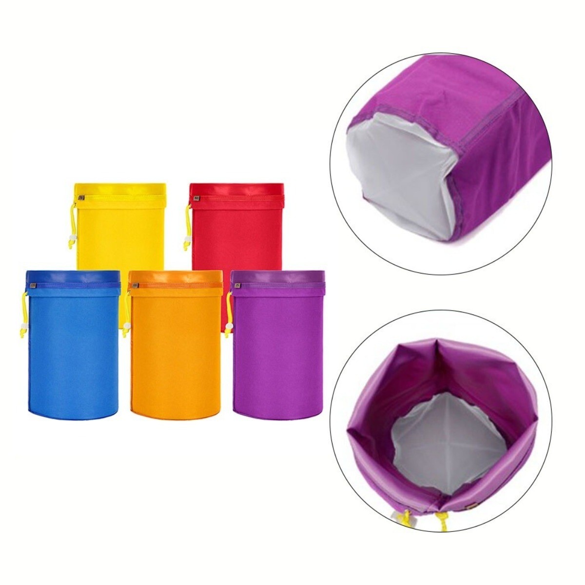 New 1Gallon 5 Bags Filtration Bags Bubble Ice Bag Essence Extractor 32*15cm