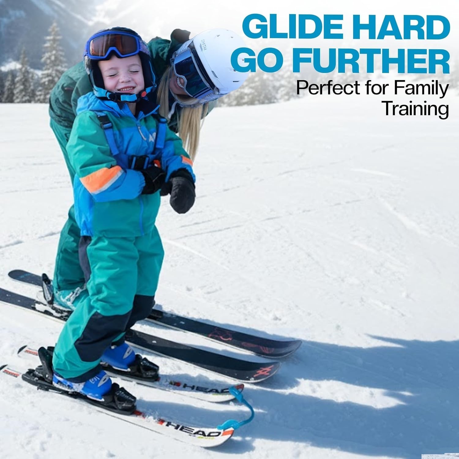 Wedgease Ski Tip Connector Learn to Ski Teaches Speed Control Making a Wedge