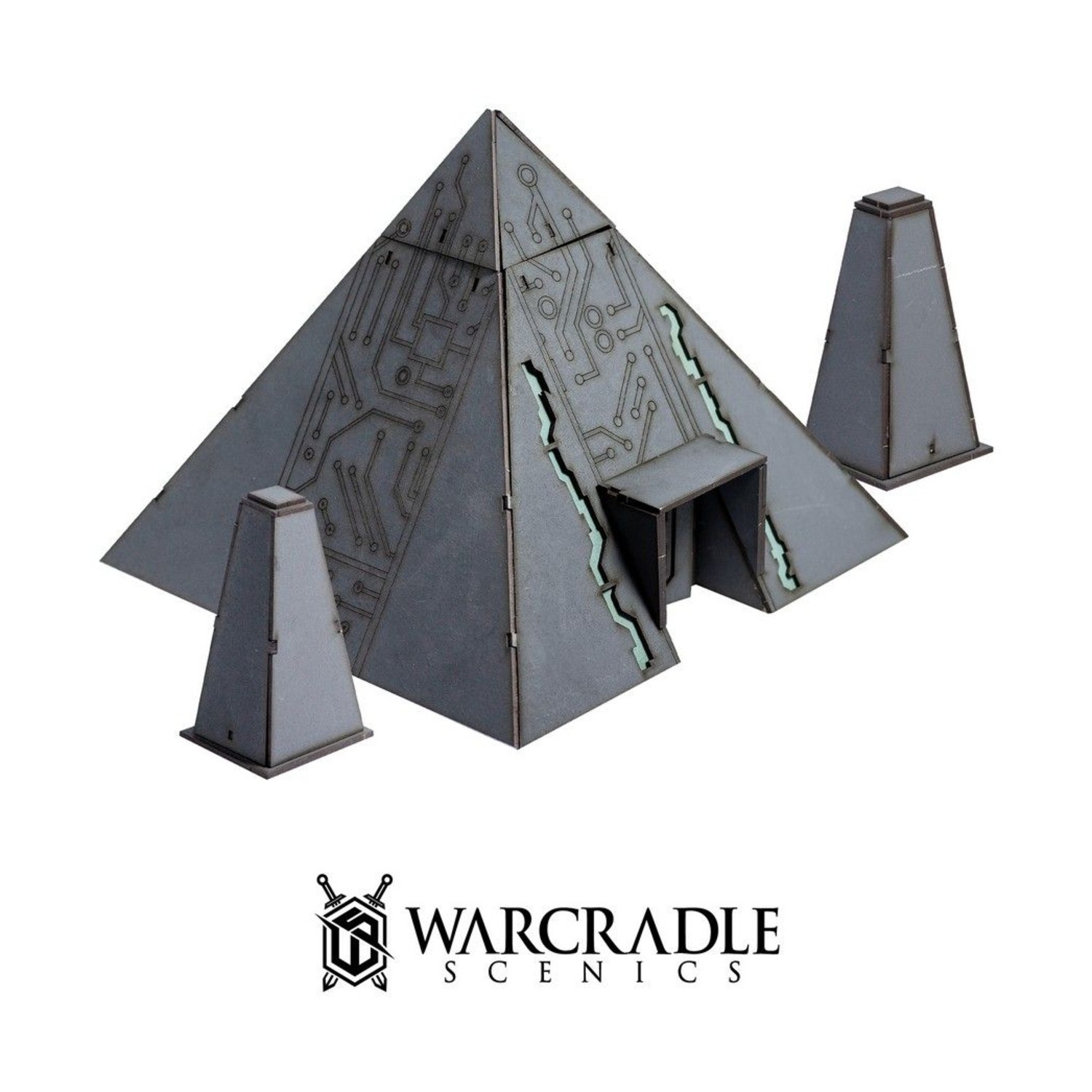 Warcradle Mini Terrain 35mm Immortal Tombs - Pyramid Pack SW (New)