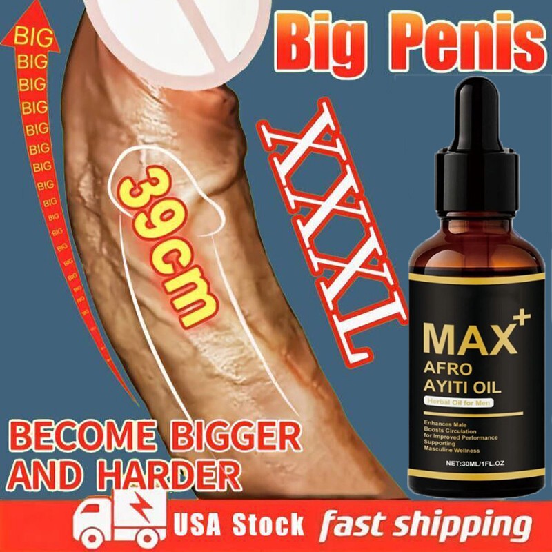 NEW Max+ Afro Ayiti Oil Herbal Oil for Man Enhances Male Boosts Circulation USA