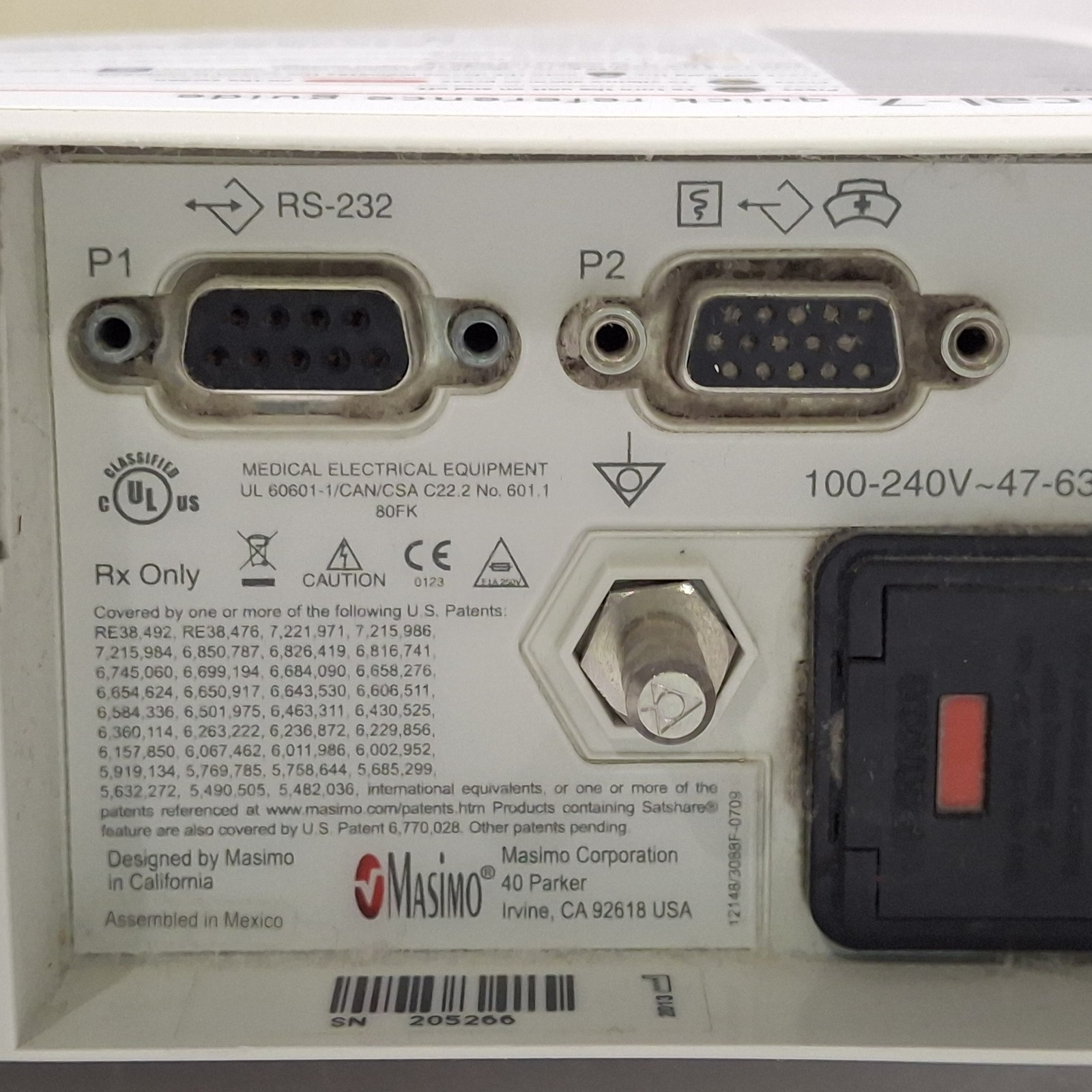 Masimo Radical Signal Extraction RDS-3 Docking Station
