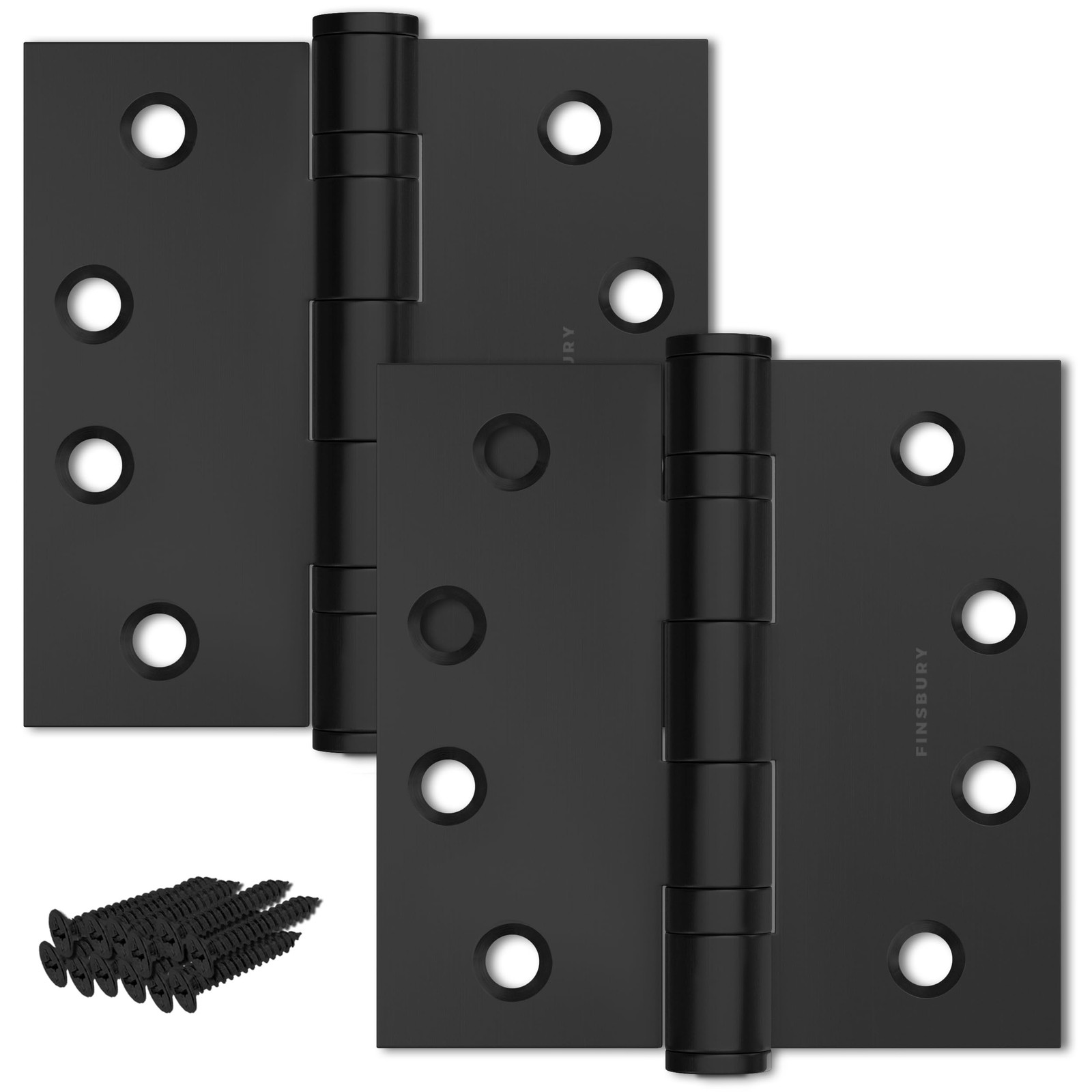 Door Hinge Ball Bearing 4 x 4 Inches Solid 304 Steel Durable Heavy Duty Machi...