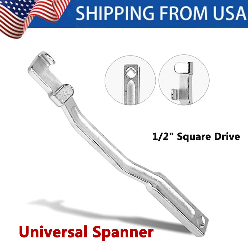 Universal Spanner Wrench Extension Extender Power Bar 1/2" Sq Drive 335mm Long