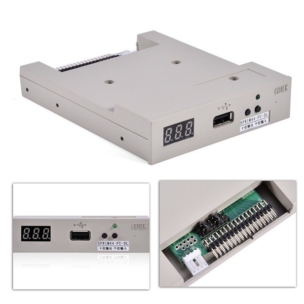 USB Floppy Emulator for Tajima SWF, 3.5" SSD Drive Replacement 1.44MB Disk