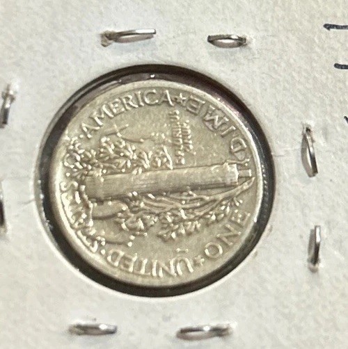 1944 w mercury dime ERROR COIN Reverse Vines Wrap The Words