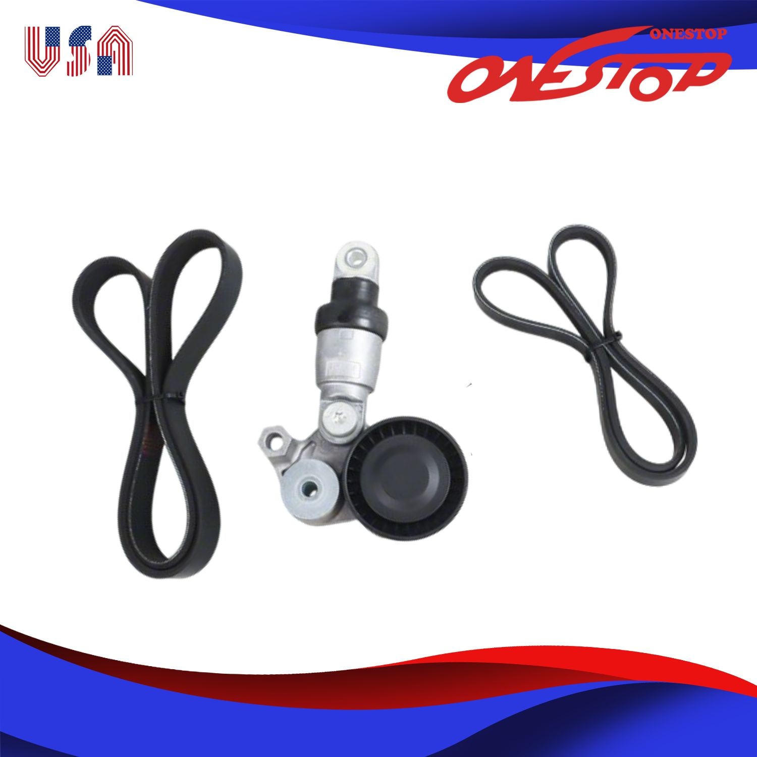 High Quality Belt Tensioner ＆ Serpentine Belt for Mazda 6 3 CX-3 CX-5 CX-9