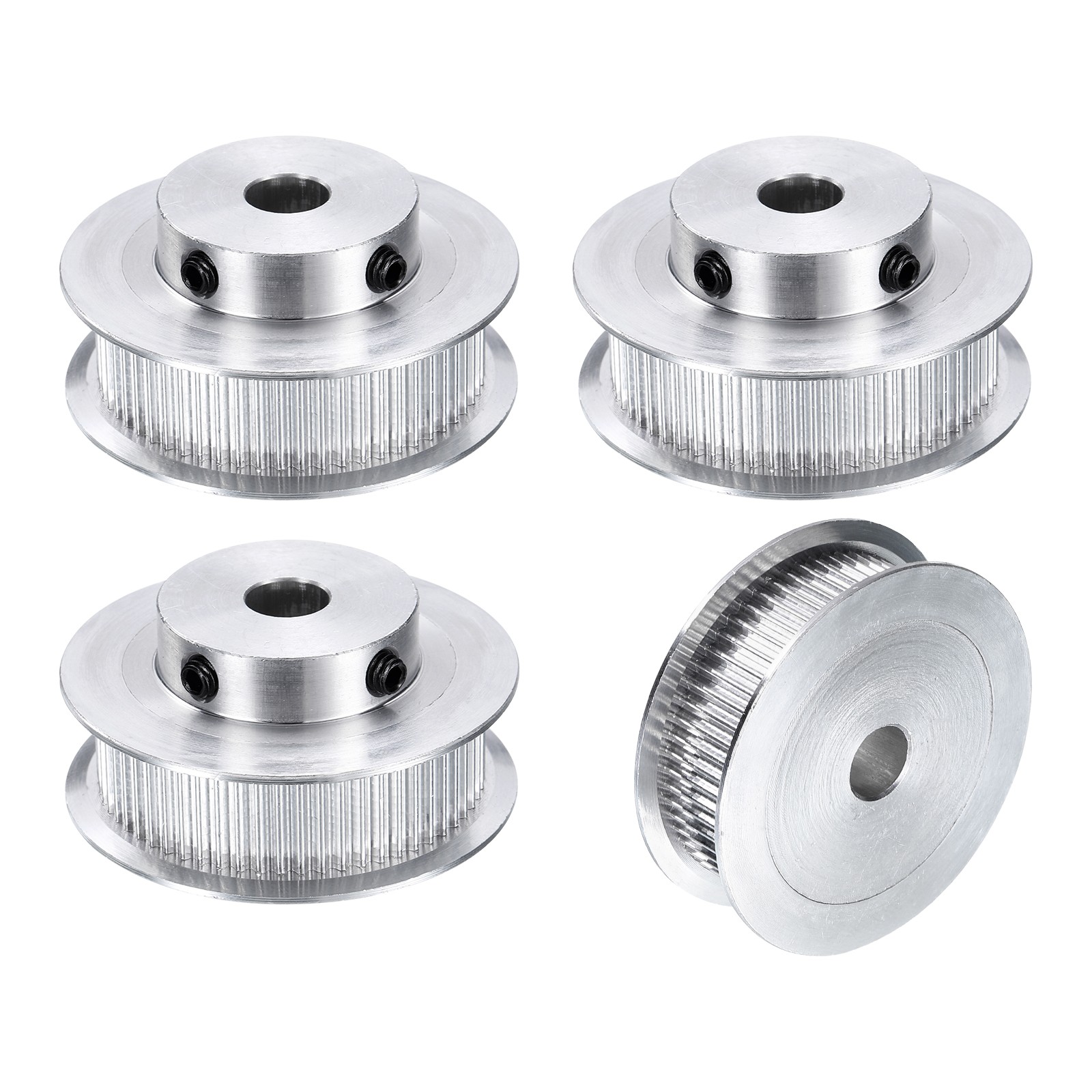 4pcs GT-2 60T Pulley Synchronous Wheel 8mm Bore, Fit Width 10mm Belt
