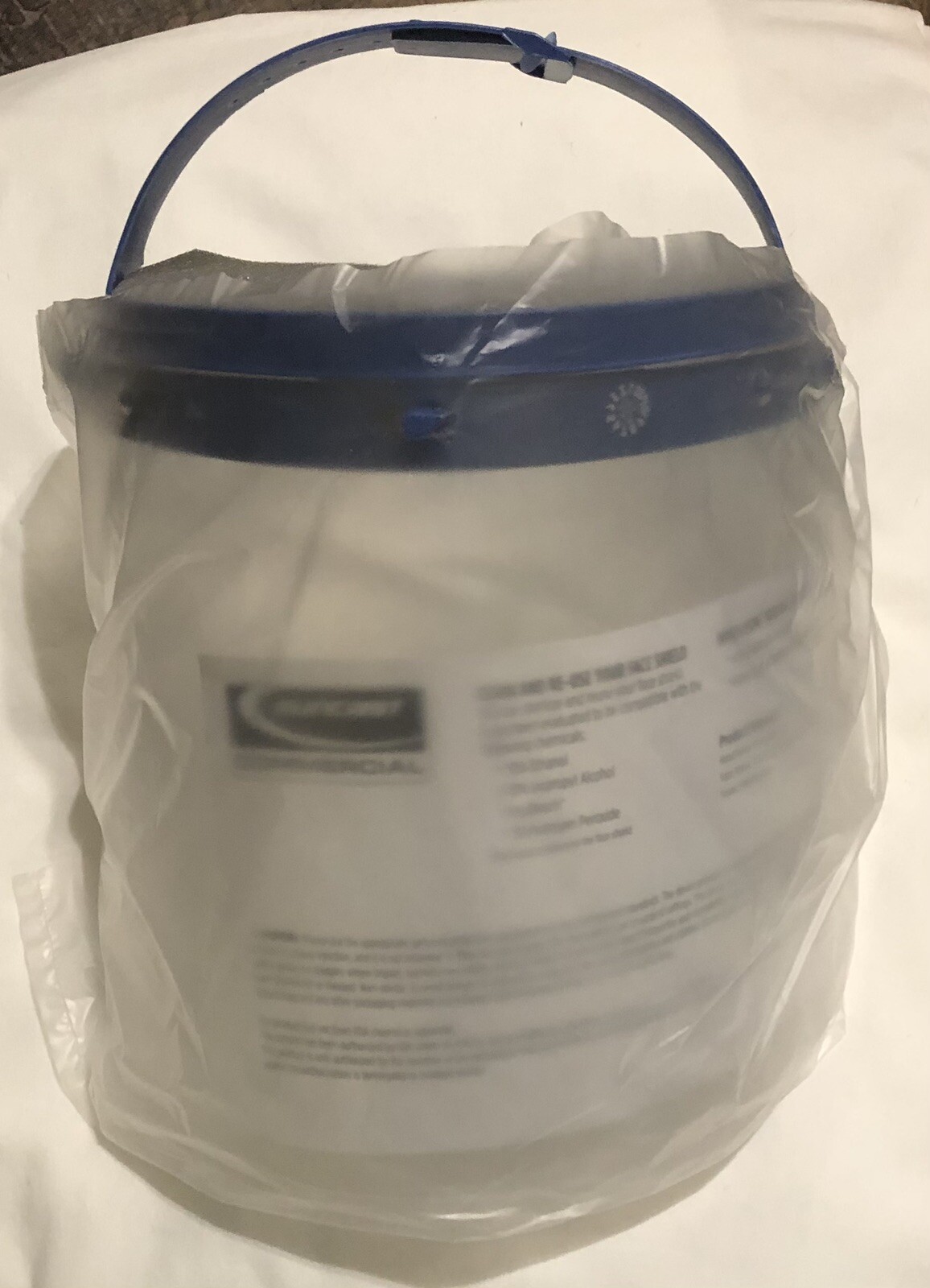 Suncast Commercial Assembled Full Length Face Shield & Head Gear USA Made