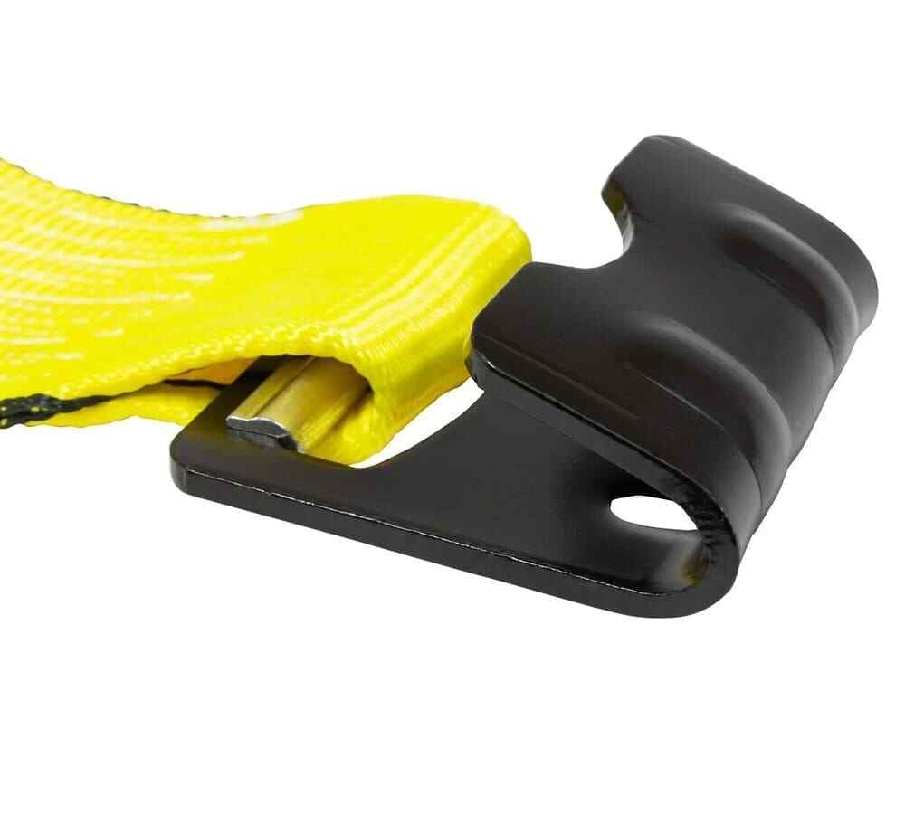 (4 Pack) 4" x 40' Winch Strap with Flat Hook - Kinedyne, Gold
