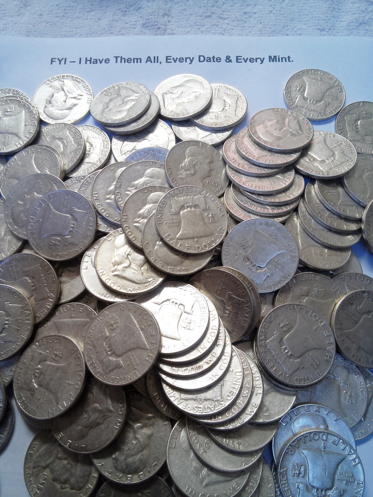 Franklin Half Dollar: 1952 Denver (5040-50)