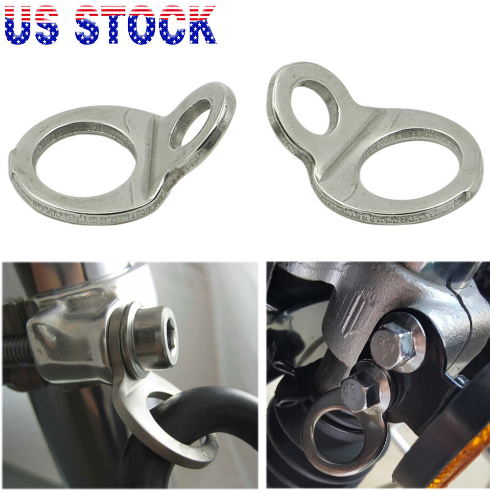 2X Motorcycle Tie-Down Tie Down Strap Rings For DIRT BIKE Replace 3920-0341 US