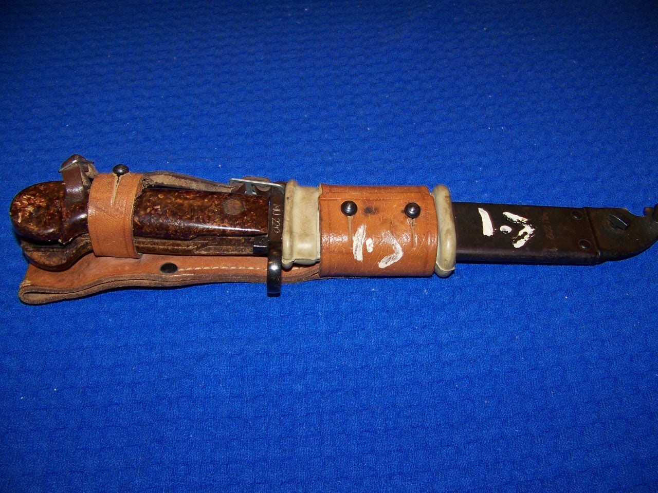 Romanian /BAKELITE KNIFE "TRENCH ART" UNIT 102... AWESOME RARE FIND!!