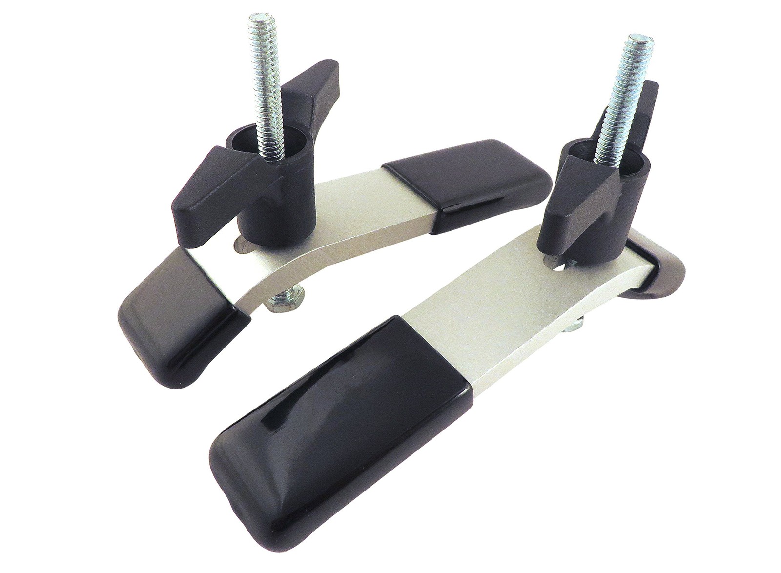 2 Piece T Track Hold Down Clamp Kit 5-1/2 x 1 Inch 1/4-20 Hex Bolt HDKX2