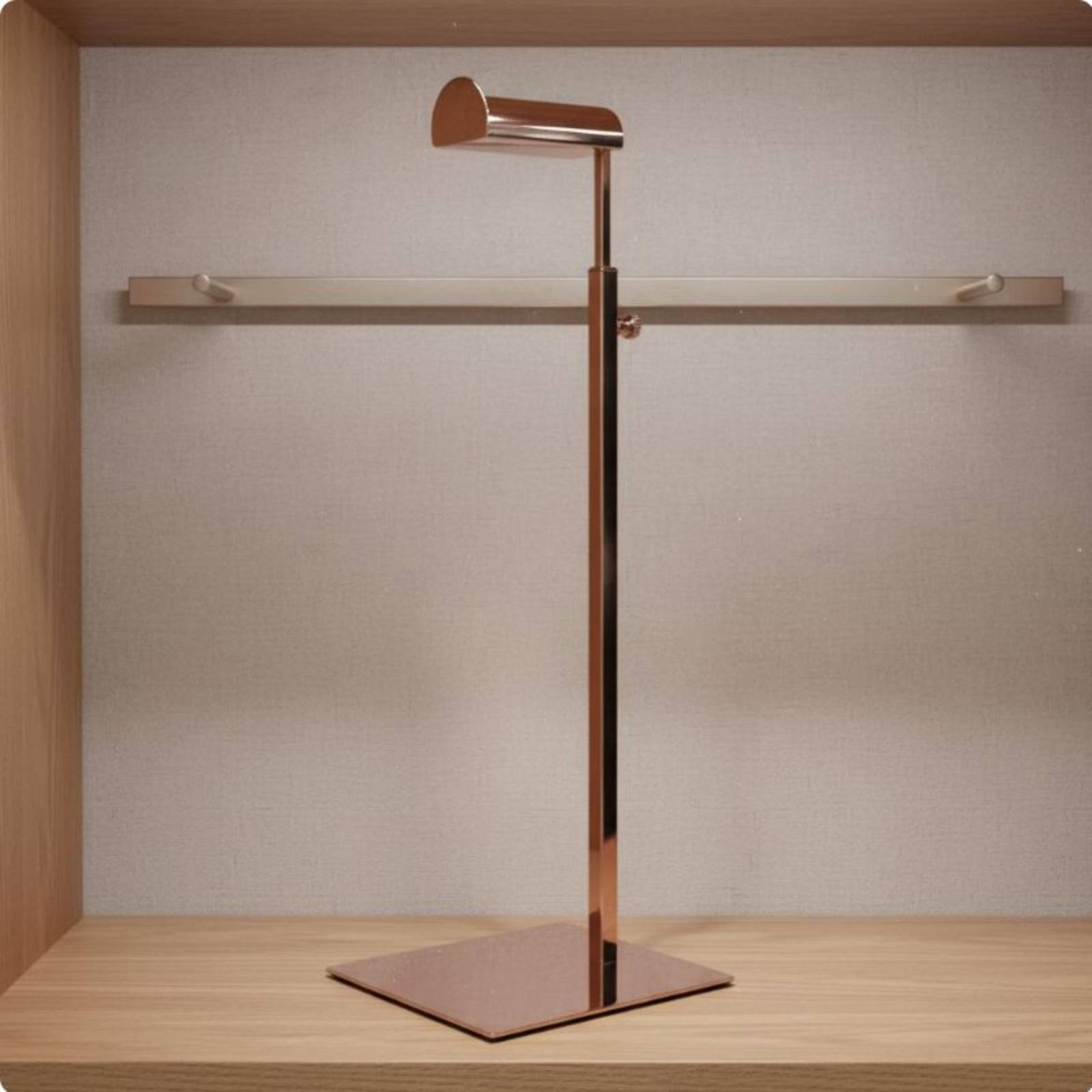 Handbag Display Stand Detachable Design Metal Bag Display Rack Easy Assembly