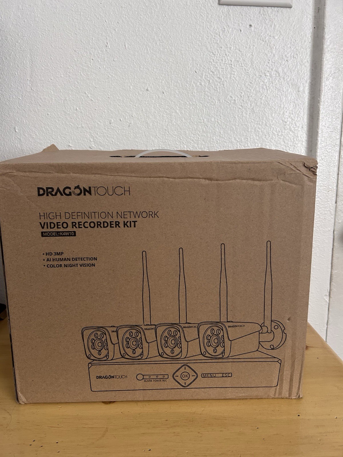 Dragon Touch Security Cameras High Definition Network Video Recorder Kit