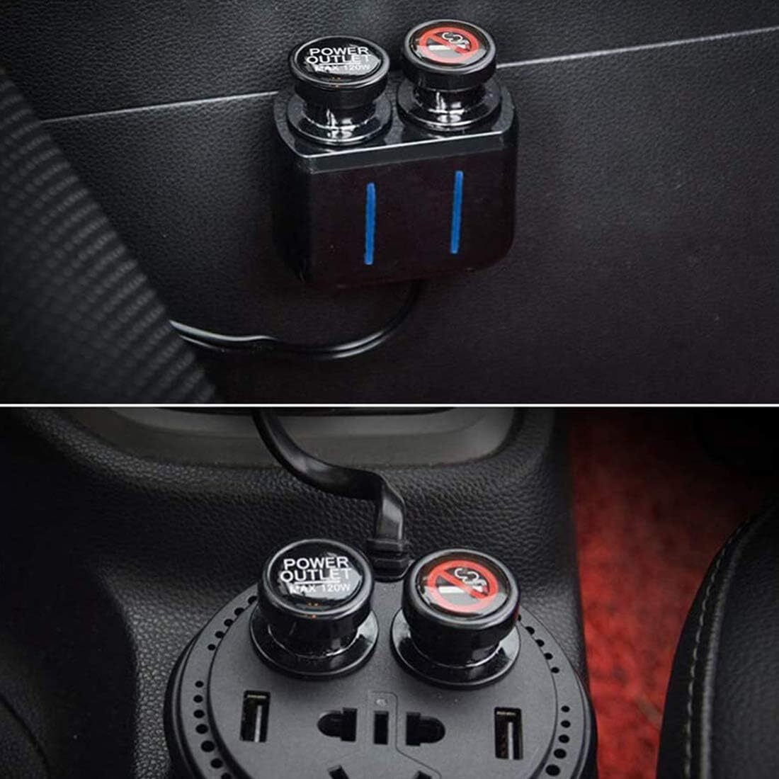 Cigarette Lighter Socket Cover Cap 4 Pack, for Car Power Port Outlet