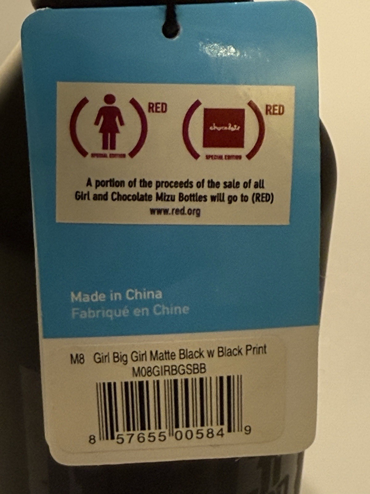 Girl Skateboards x Mizu : Waterbottle : Brand New : Rare