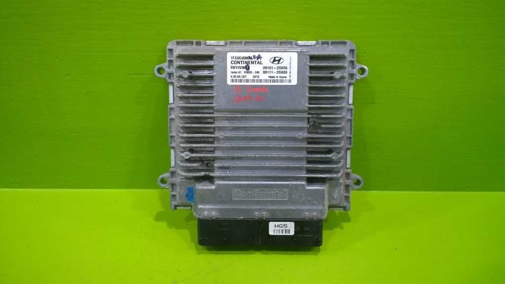 11 12 13 14 HYUNDAI SONATA 2.4L AT ECM ELECTRONIC ENGINE CONTROL MODULE 2419-21