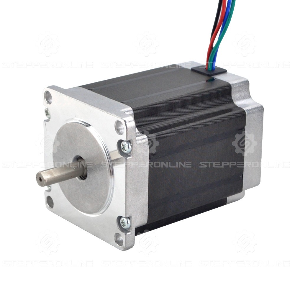 STEPPERONLINE 1.85Nm Nema 23 6.35mm Shaft 2.8A Stepper Motor 57x76mm CNC