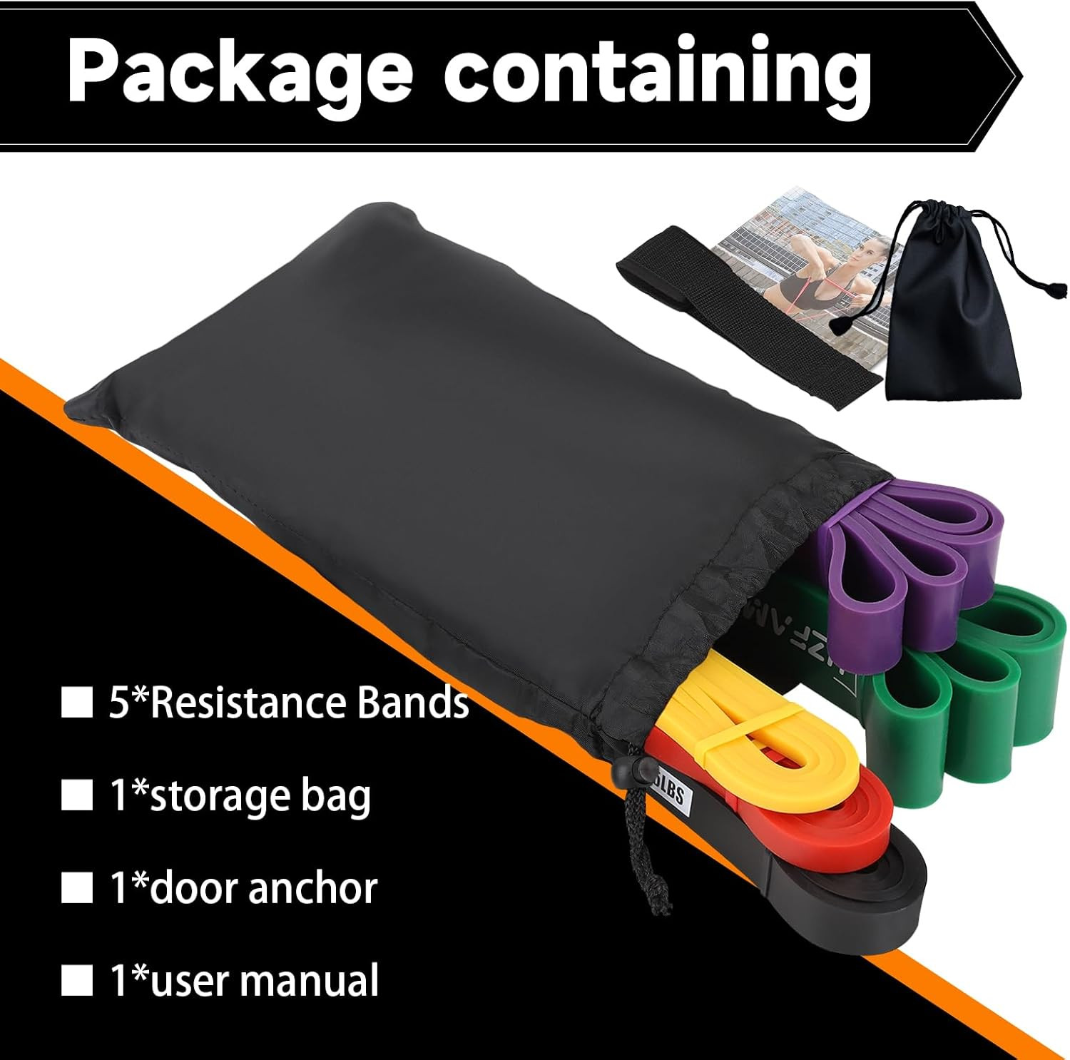 Non Latex Resistance Bands Pull up Assistance Bands Exercise Bands Resistance