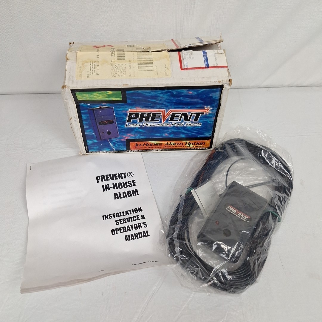 PREVENT™ Laser Perimeter Pool Alarm IN-HOUSE ALARM OPTION - New Old Stock