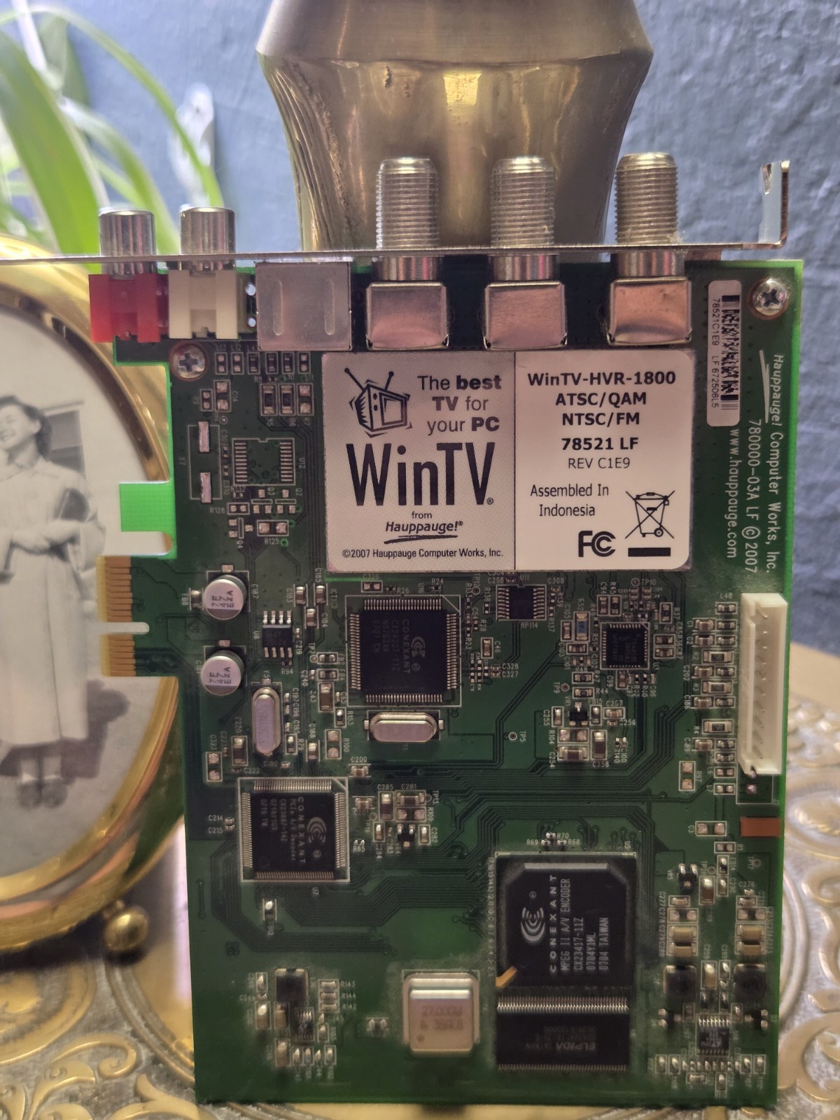 HP Hauppauge WinTV-HVR-1800 (78521 LF) PCIe X1 TV Tuner Card ONLY 5188-8538