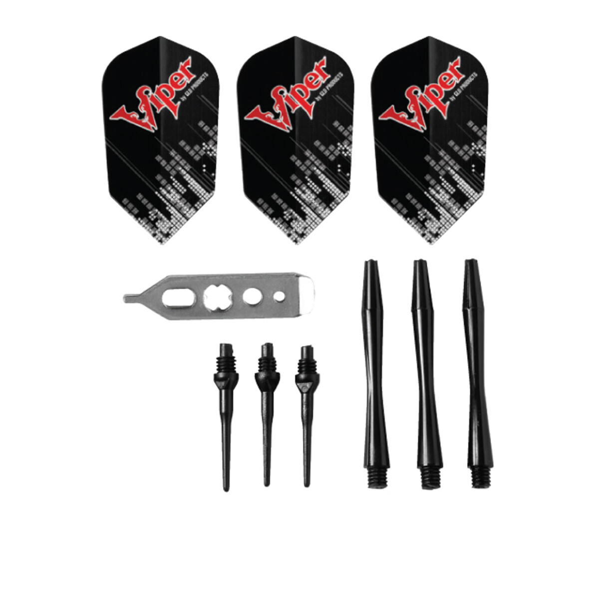 Viper Black Ice Soft Tip Darts - Dartboard Game Accessory - Red - 18 Grams