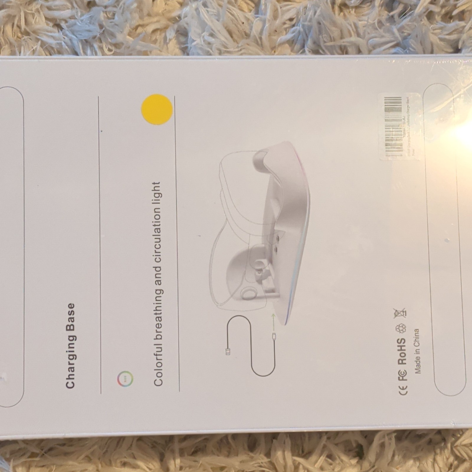 White Charging Base Dock Stand for VR Accessories
