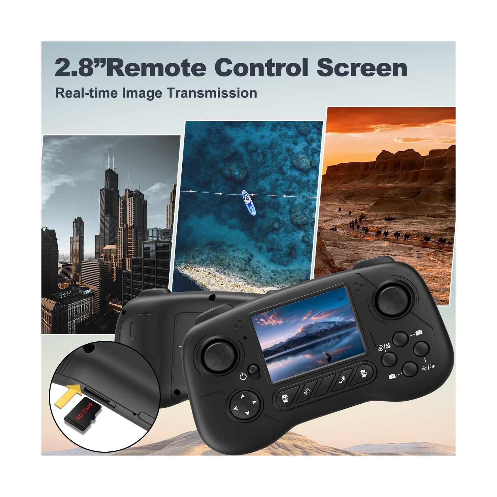 F179 Drone with 1080P Camera, Brushless Motors, Obstacle Avoidance & WIFI Con...