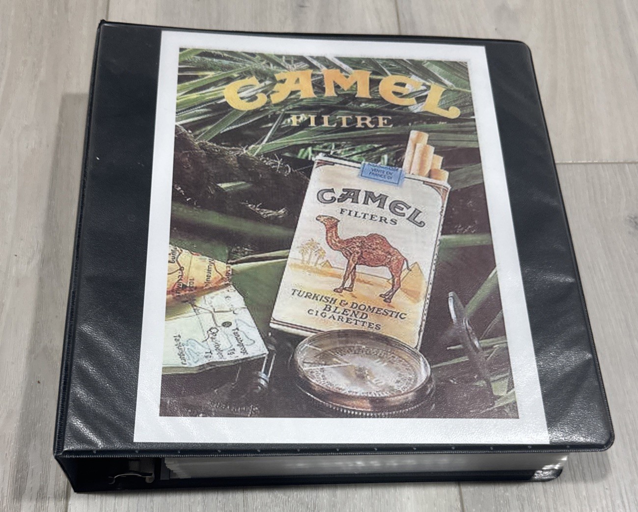 Camel Cigarette Advertising Binder 180 Glossry Paper Ads