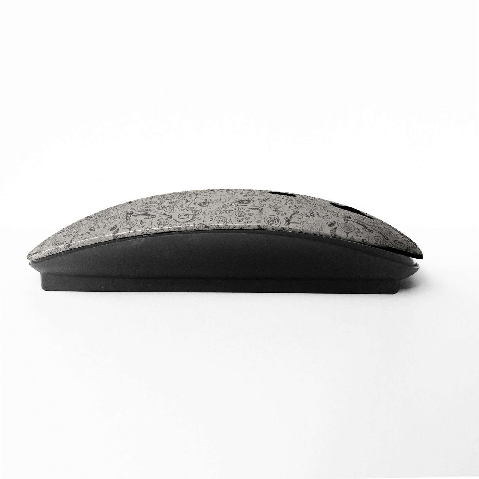 Doodles Faces Whimsical Pattern, Optical Wireless Mouse, Desktop Laptop Mice
