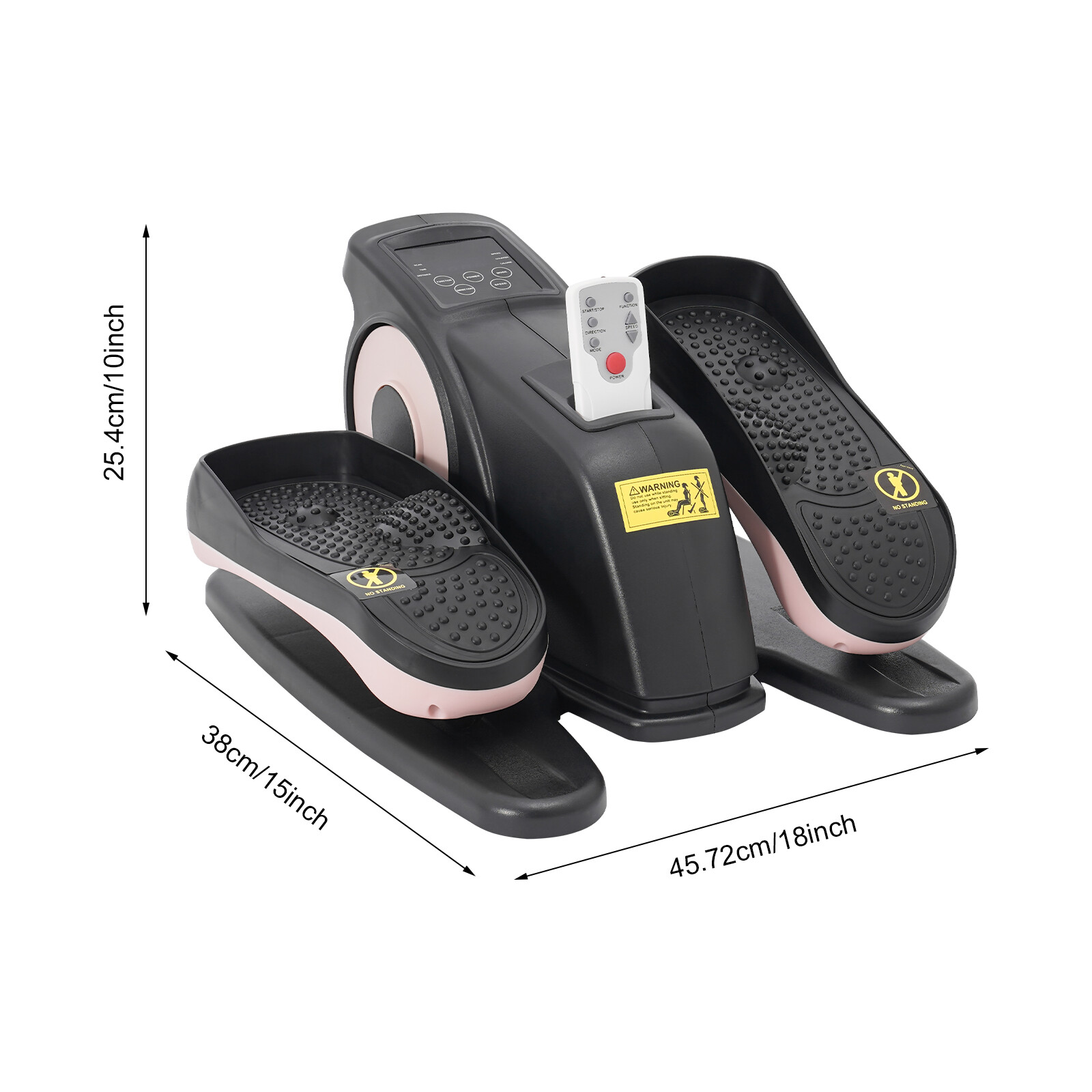 Pedal Exerciser Foot Pedal Machine Exercise Floor Standing+Remote Control 60W