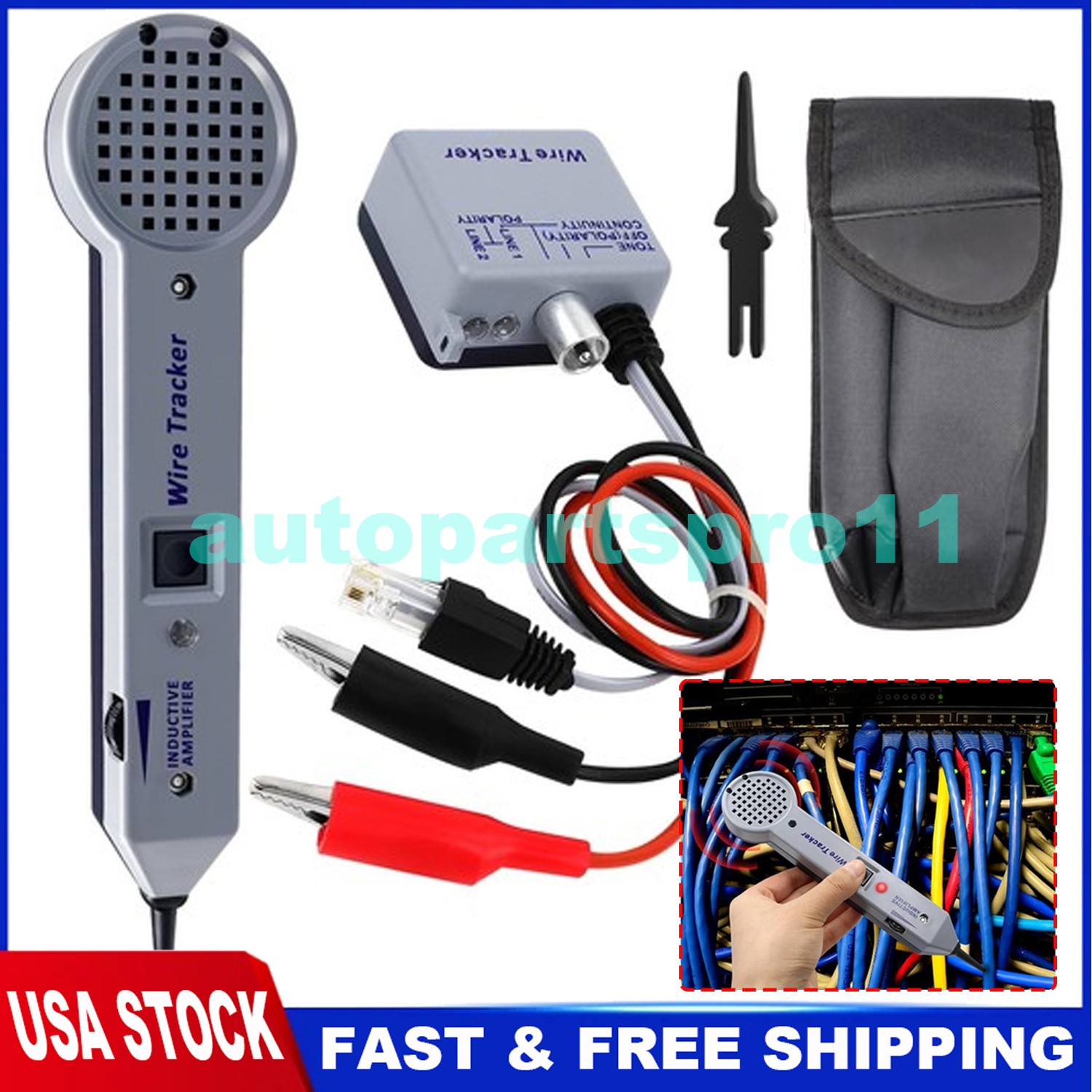 200EP Tone Generator Kit Wire Tracer Circuit Tester with Inductive Amplifier #2