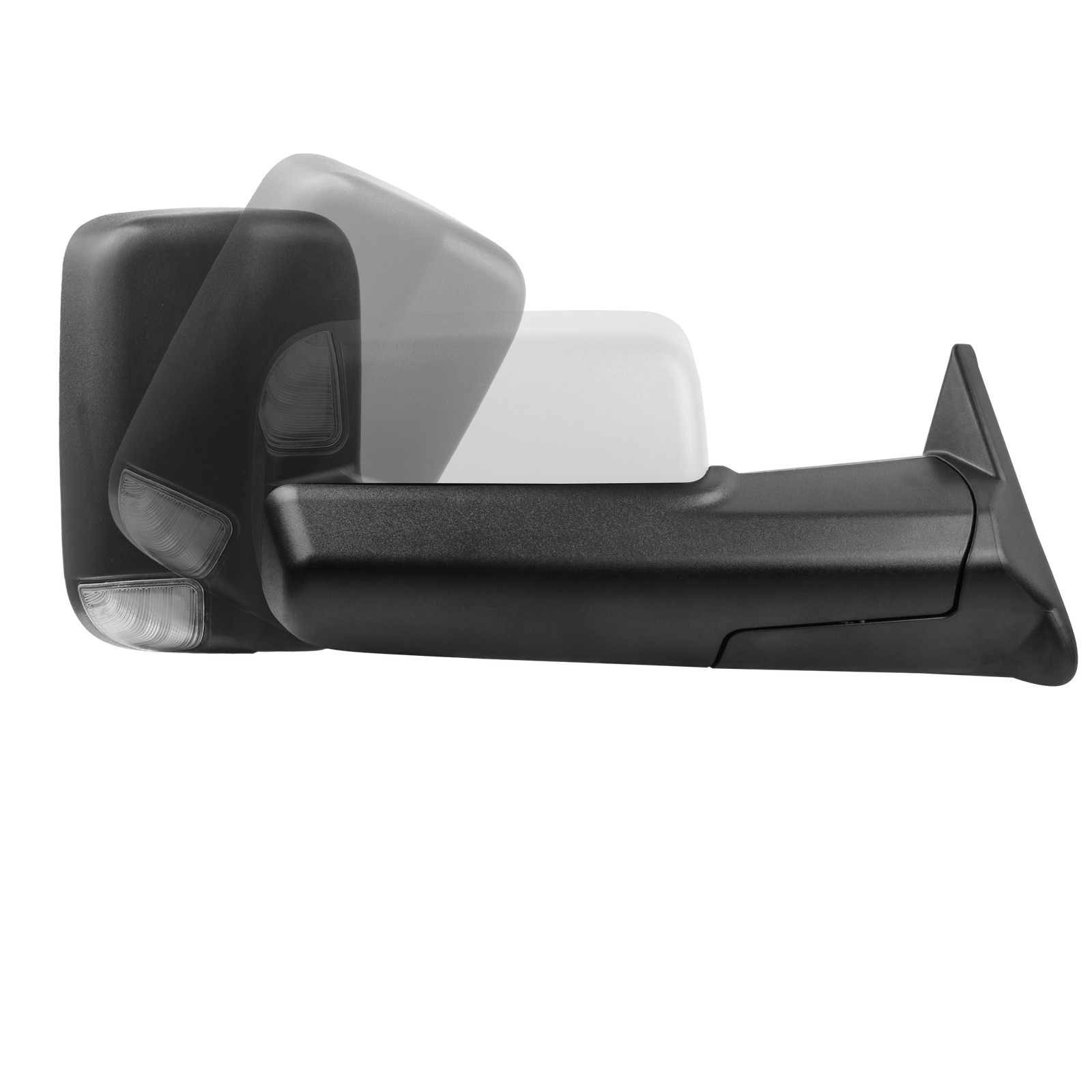 Set Tow Mirrors W/ Turn Signal Flip Up For 1994-1997 Dodge Ram 1500 2500 3500