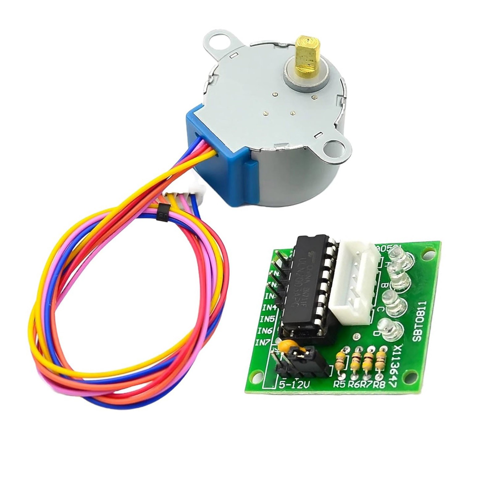 4 Phase Stepper Motor 28BYJ-48 5V For Arduino With ULN2003 Driver Board Kit
