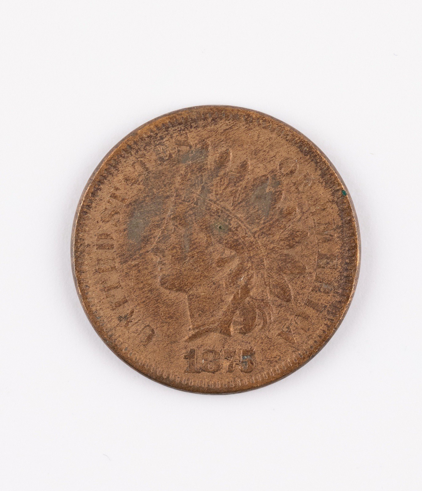 1875 Indian Head Cent Better Date Coin XF DETAILS - 772B