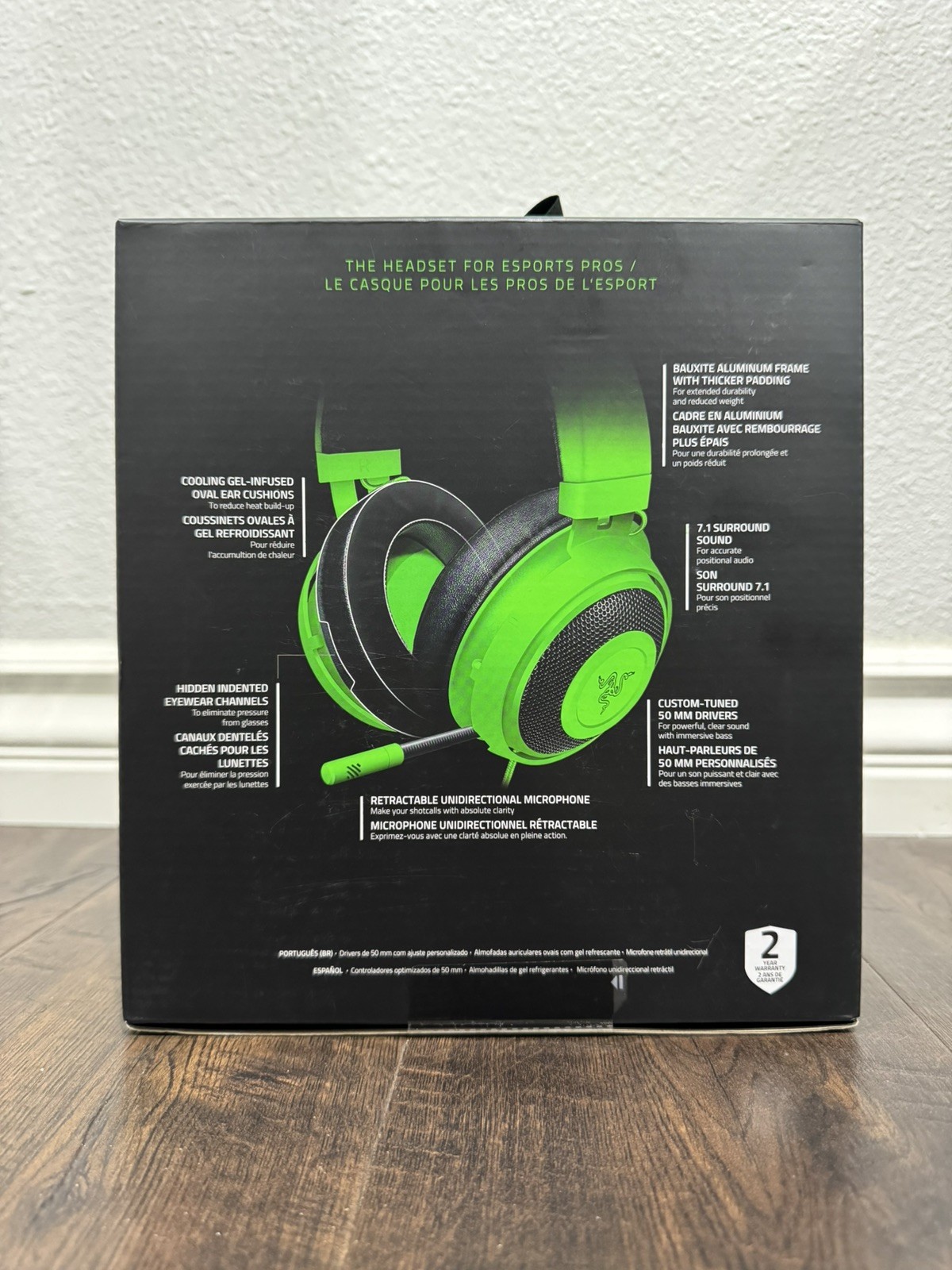 Razer Kraken Multi-Platform Wired Gaming Headset Green -NEW SEALED