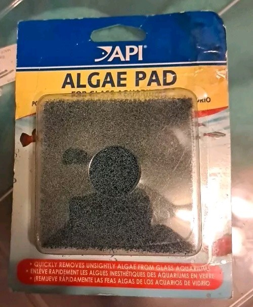API Hand Held Algae Pad For Glass Aquariums. Brand New Sealed. Free Shipping