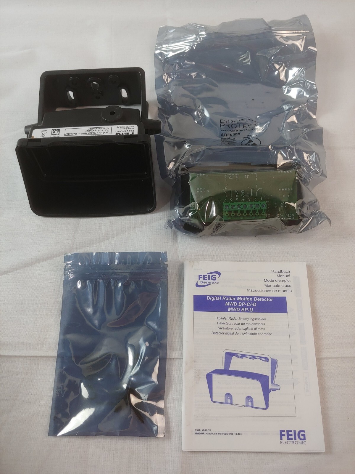 Feig 24 GHz Radar Motion Detector MWD BP-U
