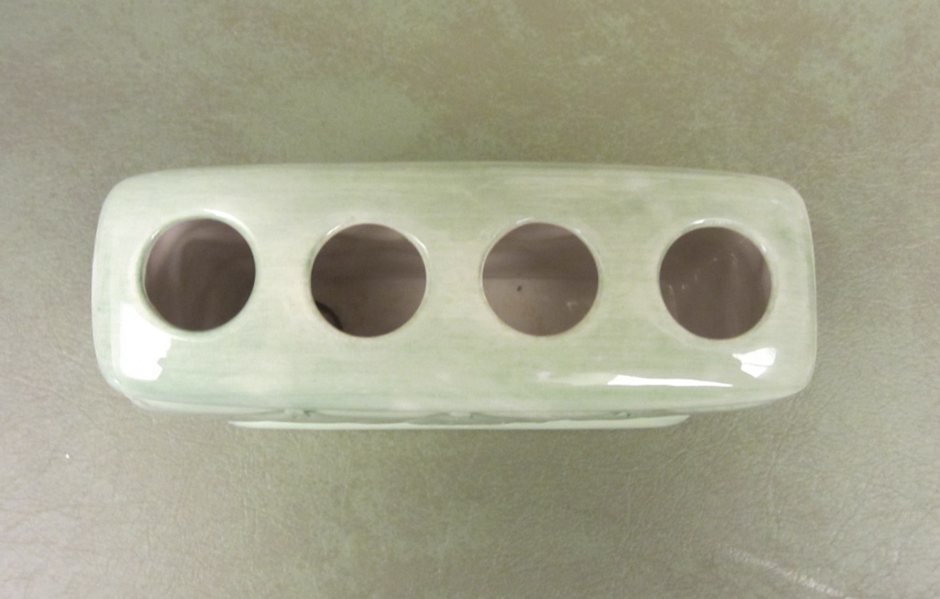 Laura Ashley Spring Bloom Green Floral Toothbrush Holder