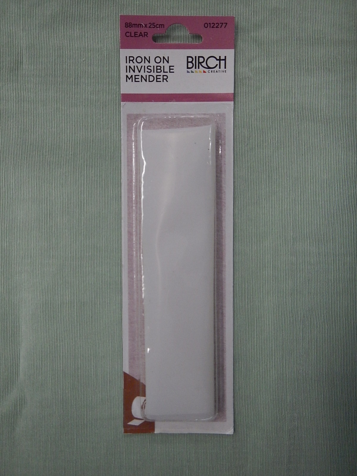 Mending Patch Iron On Clear 88mm  X 250mm