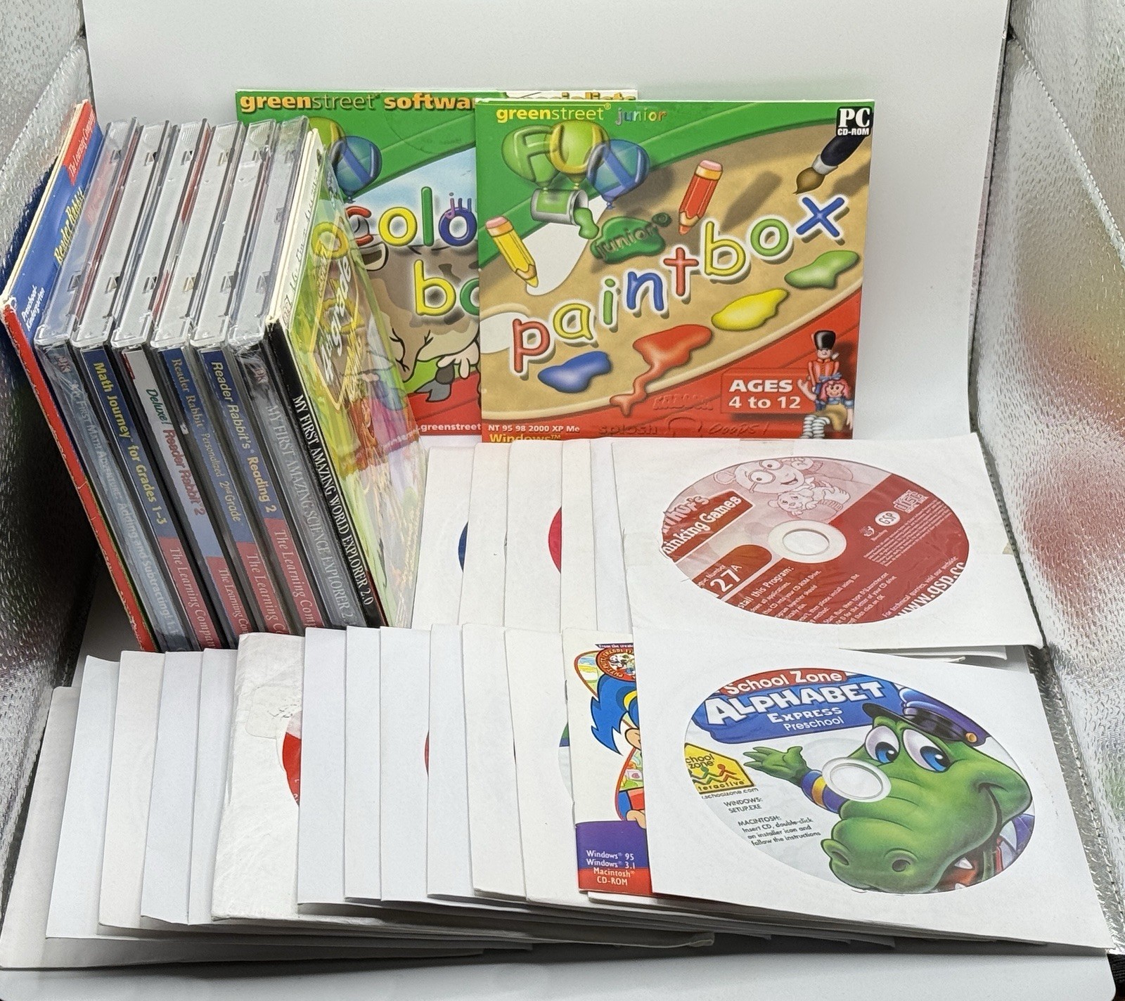 33 Y2K Educational PC Games Reader Rabbit DK Big Thinkers School Preschool - 4th