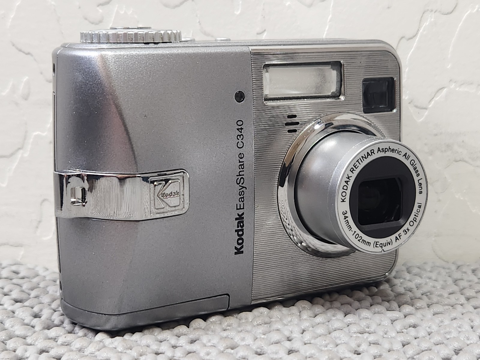 Kodak EasyShare C340 5.0MP Digital Camera - Silver Bundle Good Condition Tested