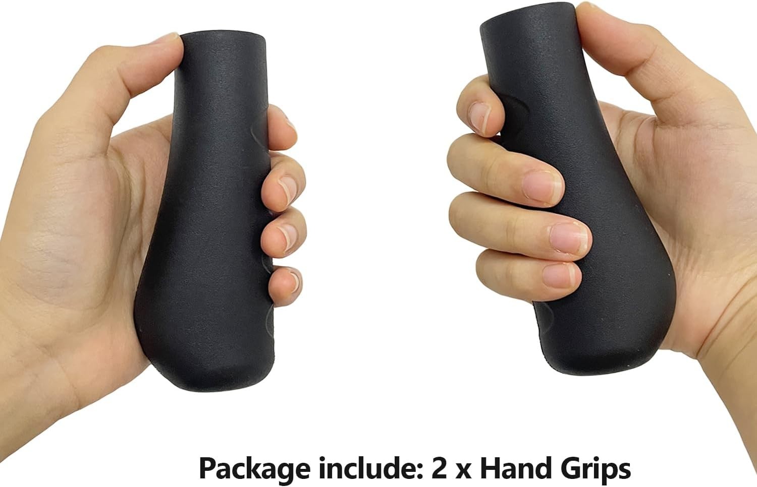 Rollator Hand Grip for Rolling Walker Replacement - 0.78" (20mm), Black-B