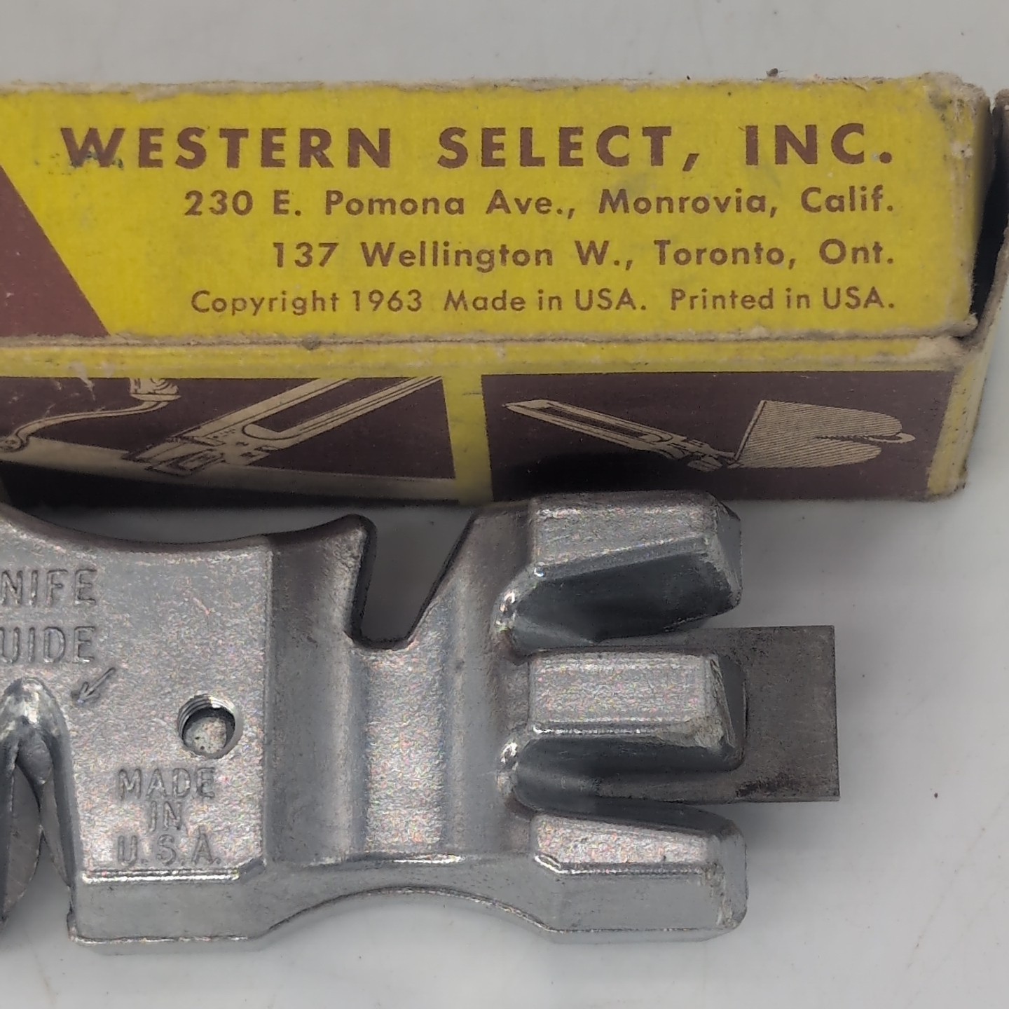 Selectool Master Sharpener with Box & Instructions Knife Scissors Glass Cut USA