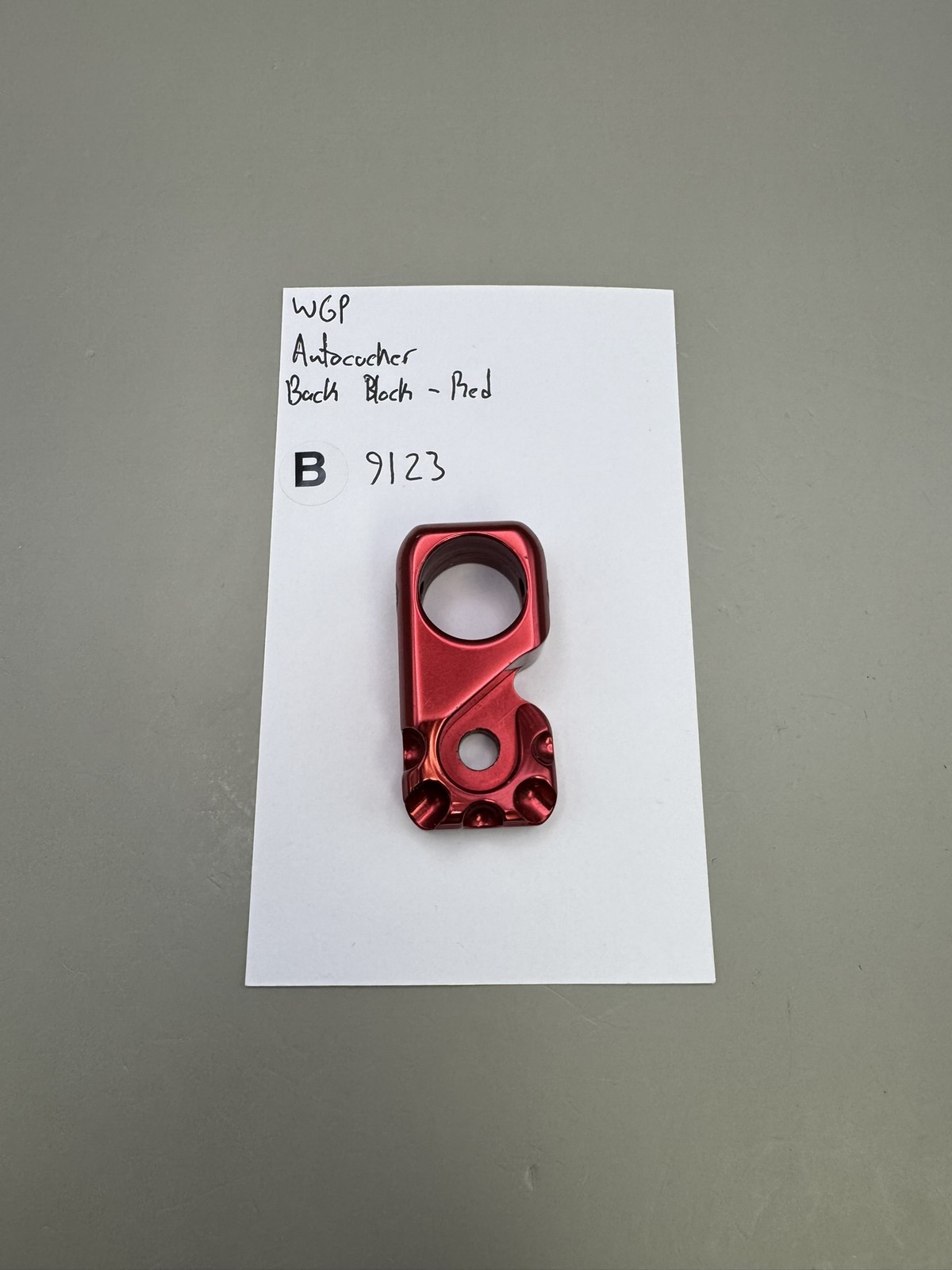 WGP Autococker Back Block - Red